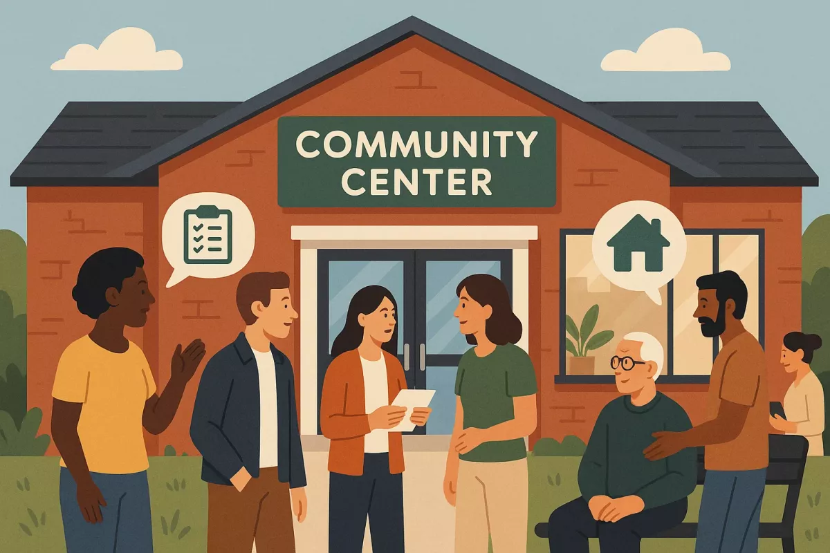 Leveraging Local Community Centers for Resource Referrals and Housing Leads