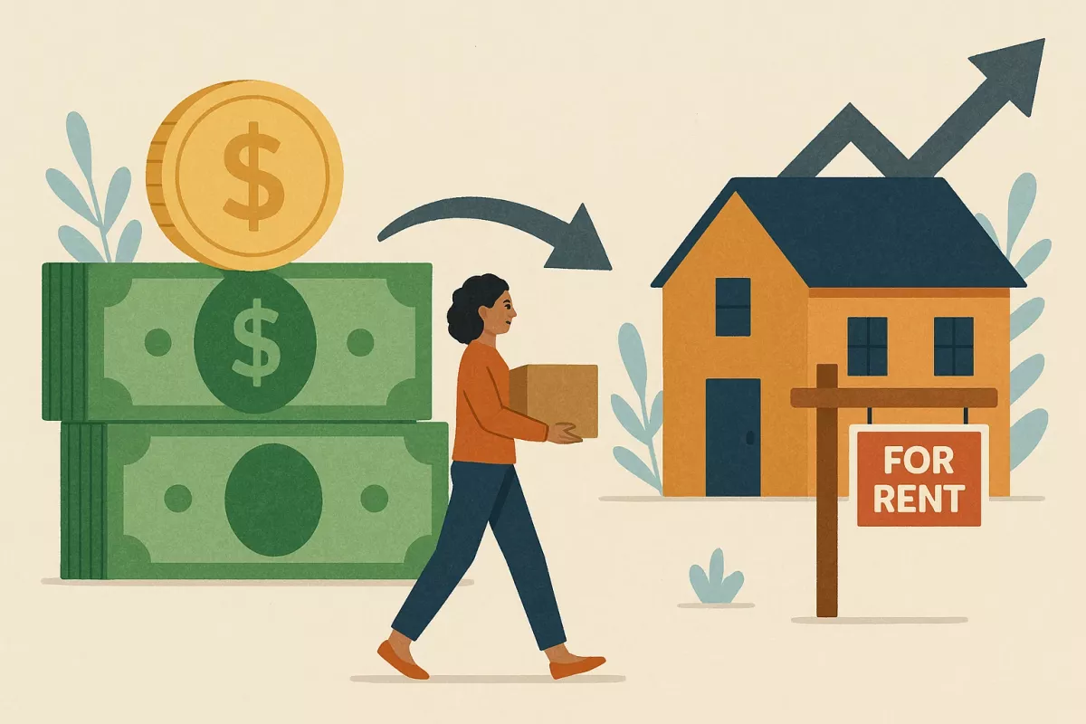 Utilizing Proceeds to Rent Until Financial Stability Is Regained